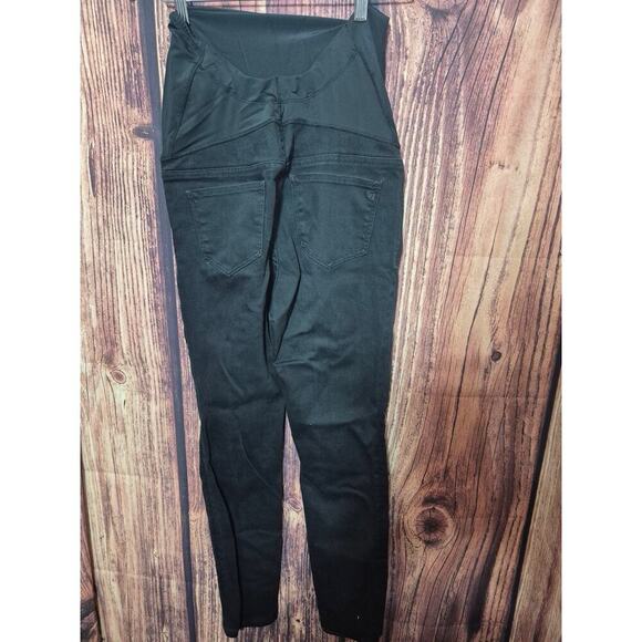 madewell jeans women size 27 Stretchy maternity skinny black Pregnancy - Picture 3 of 6